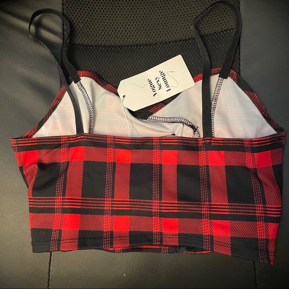 NWT plaid pattern cami - Picture 3 of 4